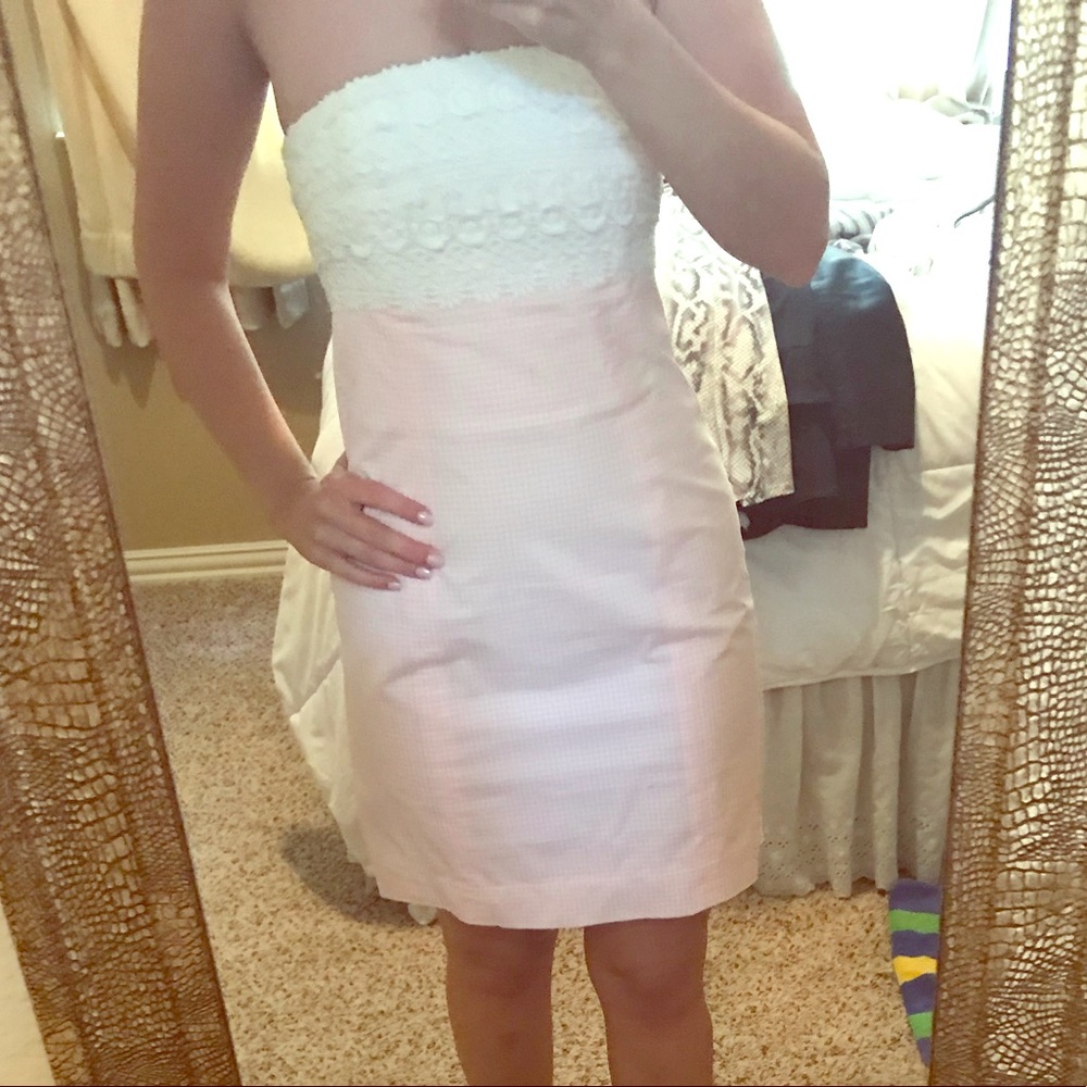 Lilly Pulitzer Pink Gingham Dress